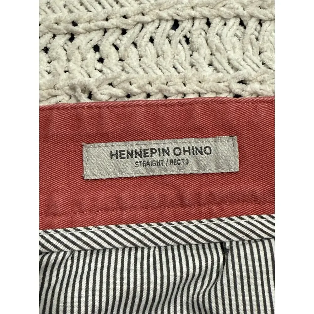 Goodfellow & Co Hennepin Chino Straight Leg Pants Mens 40 x32 Santa Fe Rose Pink